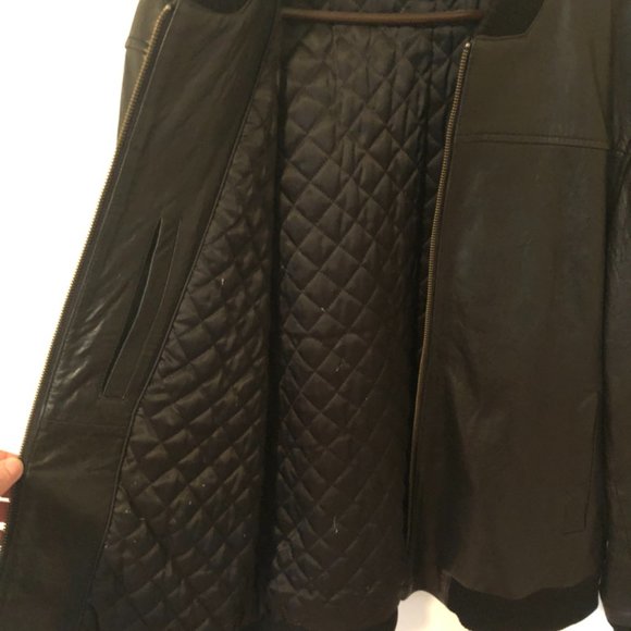 Zachary Prell Men's Black Lambskin Leather Jacket - Picture 12 of 15